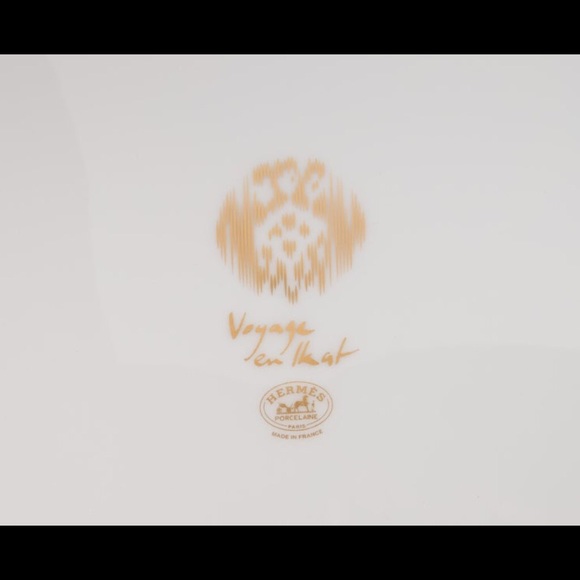 Hermes voyage en Ikat Large deep round BOWL. - Picture 8 of 8